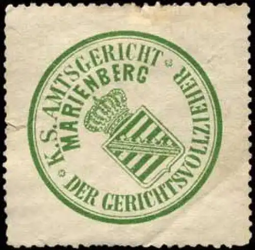 K.S. Amtsgericht Marienberg - Der Gerichtsvollzieher