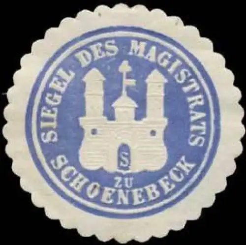 Siegel des Magistrats zu SchÃ¶nebeck