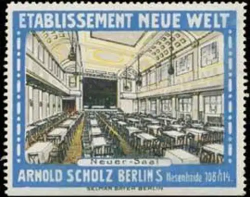 Etablissement neue Welt