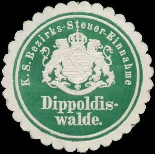 K.S. Bezirks-Steuer-Einnahme Dippoldiswalde