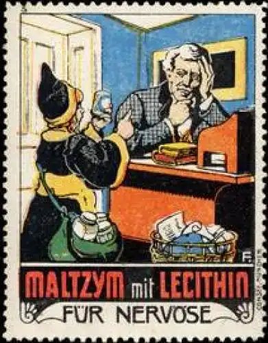 Maltzym mit Lecithin für Nervöse im Büro