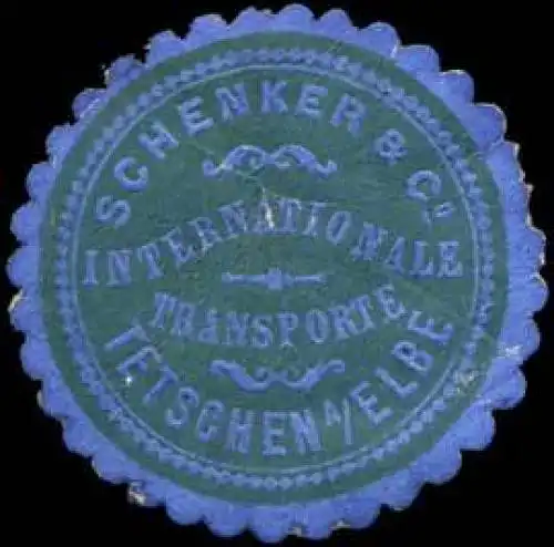 Internationale Transporte Schenker & Co. Tetschen/Elbe