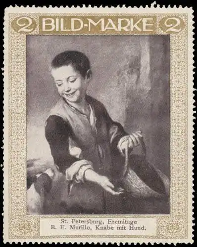 B. E. Murillo Knabe mit Hund