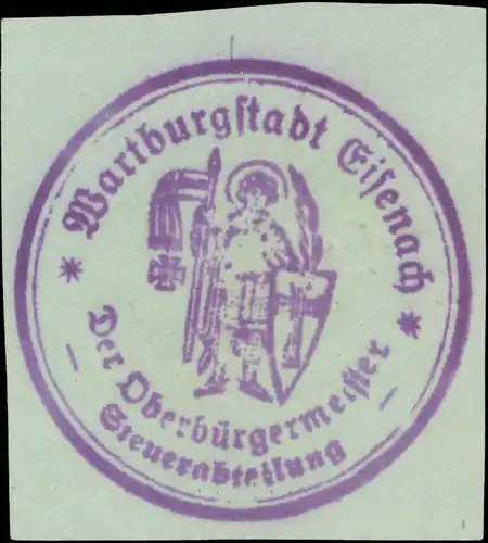 Der Oberbürgermeister Wartburgstadt Eisenach