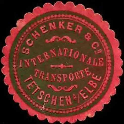 Internationale Transporte Schenker & Co. Tetschen/Elbe