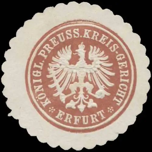 K.Pr. Kreis-Gericht Erfurt