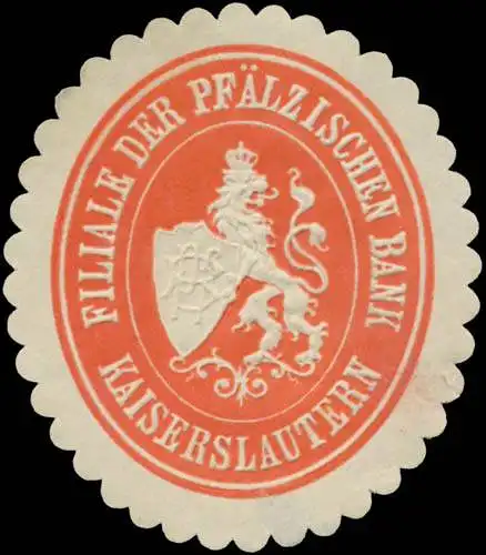 Filiale der PfÃ¤lzischen Bank Kaiserslautern