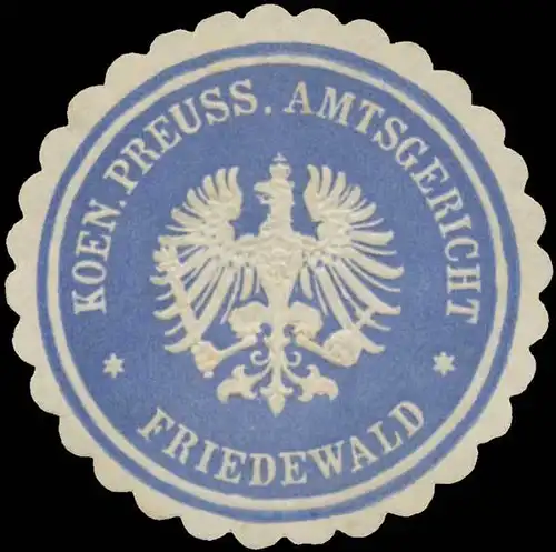 K.Pr. Amtsgericht Friedewald