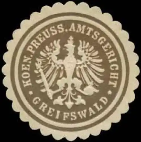 K.Pr. Amtsgericht Greifswald