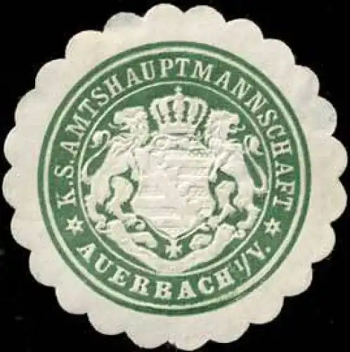 K.S. Amtshauptmannschaft Auerbach/Vogtland