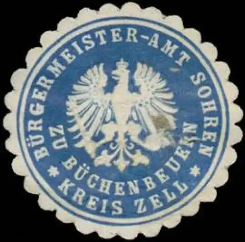 BÃ¼rgermeister-Amt zu BÃ¼chenbeuern Kreis Zell