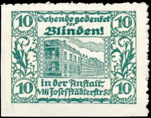 Sehende gedenket der Blinden!