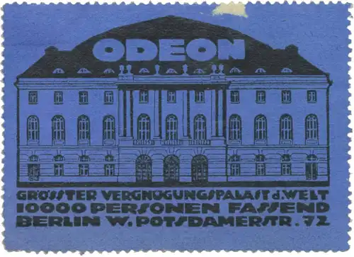 Odeon grÃ¶Ãter VergnÃ¼gungspalast der Welt