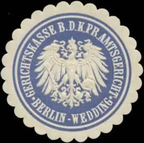 Gerichtskasse b.d.K.Pr. Amtsgericht Berlin-Wedding