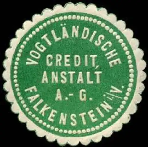 VogtlÃ¤ndische Creditanstalt AG - Falkenstein/Vogtland