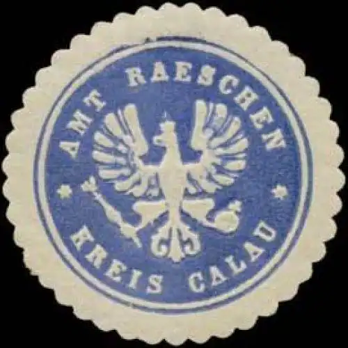Amt Räschen Kreis Calau