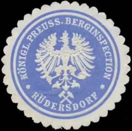 K.Pr. Berginspection RÃ¼dersdorf
