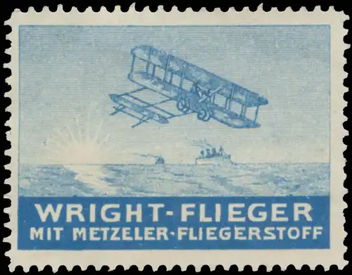 Wright-Flieger mit Metzeler-Fliegerstoff
