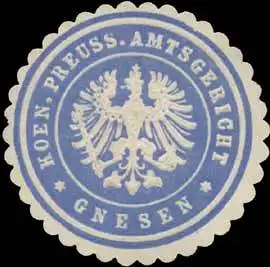 K.Pr. Amtsgericht Gnesen/Posen