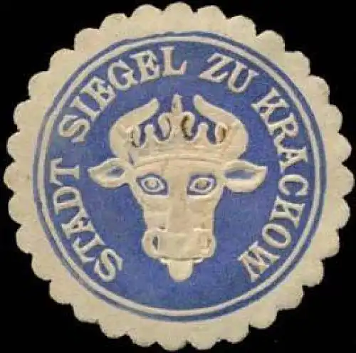 Stadt Siegel zu Krackow