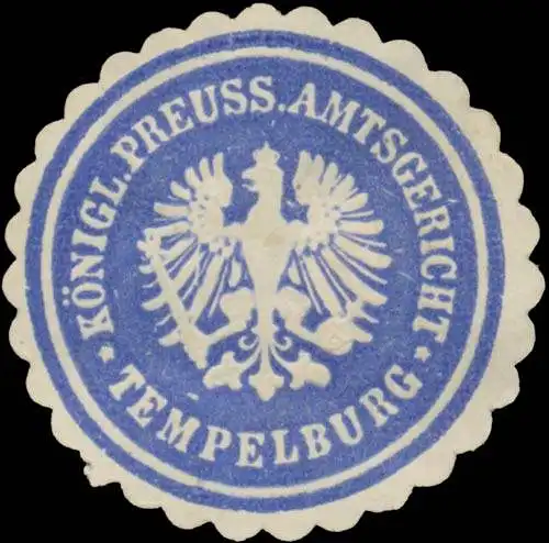 K.Pr. Amtsgericht Tempelburg/Pommern