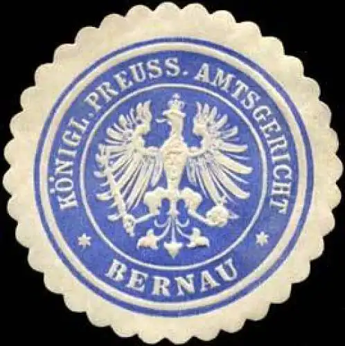 KÃ¶nigl. Preuss. Amtsgericht Bernau