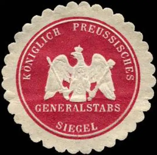 KÃ¶niglich Preussisches Generalstabs Siegel