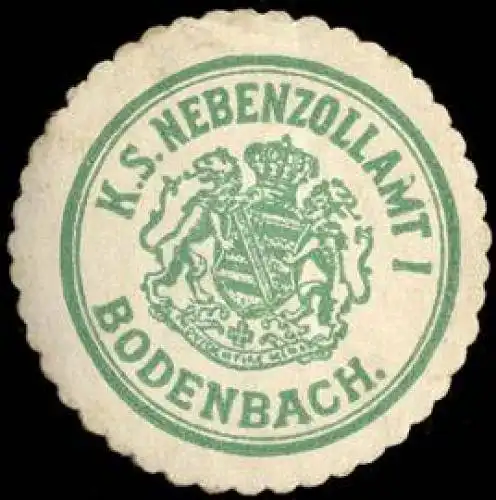 KÃ¶niglich sÃ¤chsisches Nebenzollamt I Bodenbach