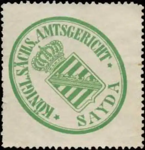 K.S. Amtsgericht Sayda