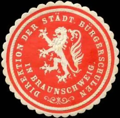 Direktion der Städt. Bürgerschulen in Braunschweig