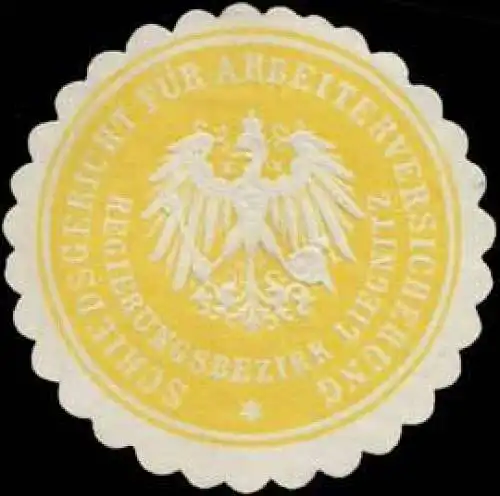 Schiedsgericht für Arbeiterversicherung Regierungsbezirk Liegnitz