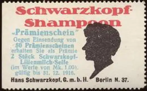 PrÃ¤mienschein - Schwarzkopf - Shampoon