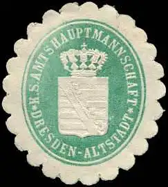 KÃ¶niglich SÃ¤chsische Amtshauptmannschaft Dresden-Altstadt