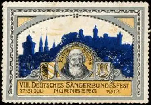VIII. Deutsches SÃ¤ngerbundesfest 1912 NÃ¼rnberg