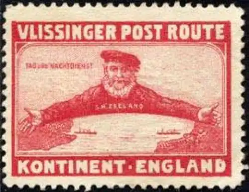 Vlissinger Post Route - Kontinent - England