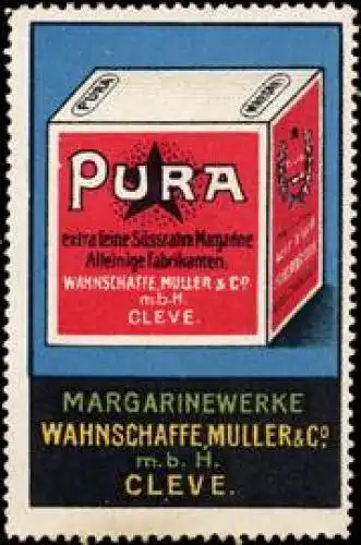 Pura extra feine Süssrahm Margarine