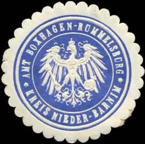 Amt Boxhagen - Rummelsburg - Kreis Nieder - Barnim