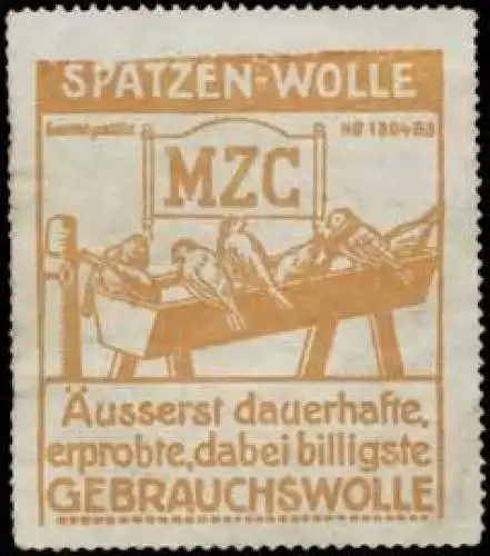 Spatzen-Wolle