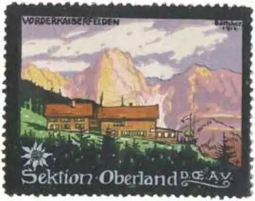 Bergsteigen Wandern Vorderkaiserfelden