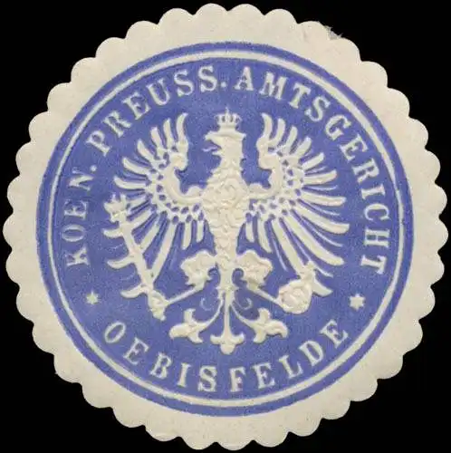 K. Pr. Amtsgericht Oebisfelde