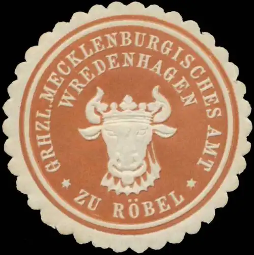 Gr. Meckl. Amt Wredenhagen zu RÃ¶bel