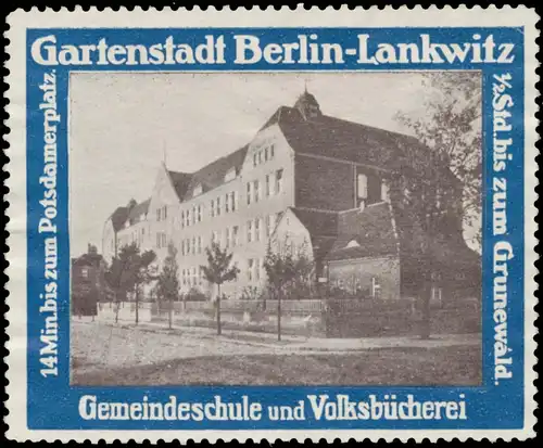 Gemeindeschule und VolksbÃ¼cherei