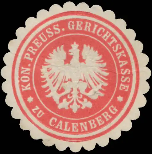 K.Pr. Gerichtskasse zu Calenberg