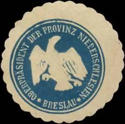 OberprÃ¤sident der Provinz Niederschlesien Breslau