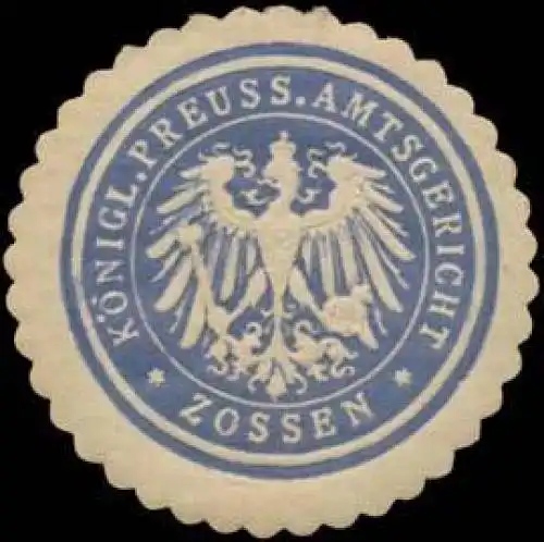 K.Pr. Amtsgericht Zossen
