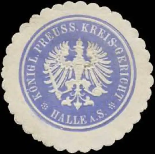 K.Pr. Kreis-Gericht Halle/S