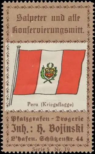 Peru Kriegsflagge