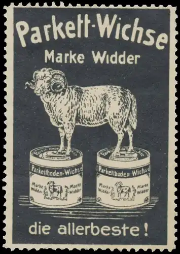 Parkett-Wichse Marke Widder