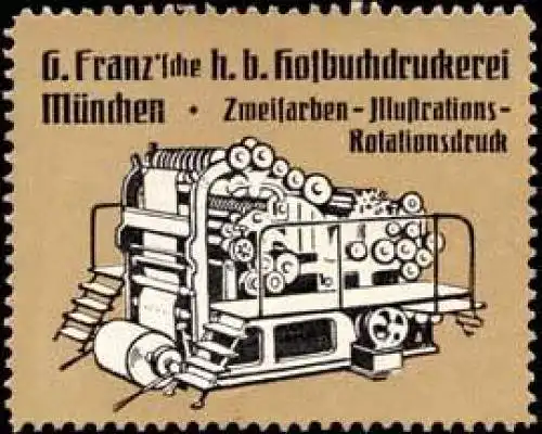 Zweifarben-Illustrations-Rotationsdruck