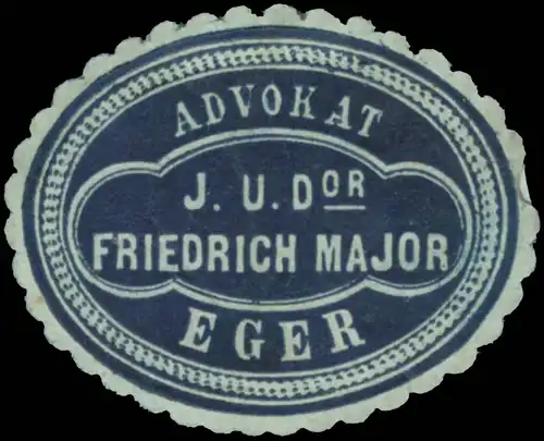 Advokat Dr. Friedrich Major